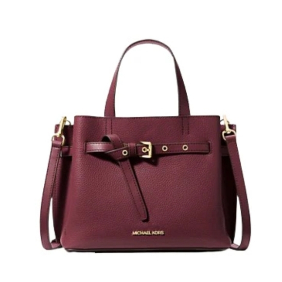 Michael Kors Deep Burgundy Satchel - Picture 1 of 11